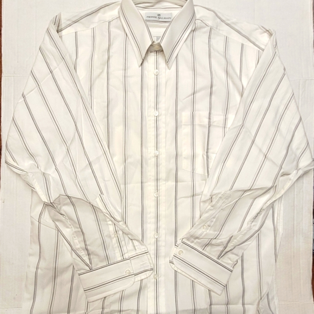 Pierre Balmain Dress Shirt Sz 15 1/2  32 L